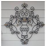 Pair of Decorative Metal Outdoor Wall Hangings