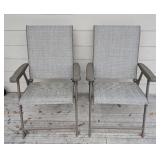 Pair of Folding Patio Chairs