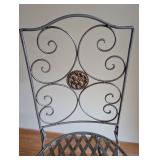 Decorative Metal Folding Chair