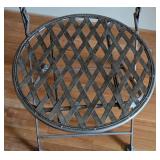Decorative Metal Folding Chair