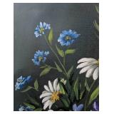 Framed Floral Painting by Higley