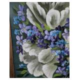 Framed Floral Painting by Higley