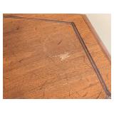 Vintage Wood Storage Accent Table