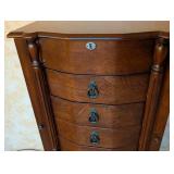 Lovely Walnut Jewelry Armoire