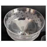 Vintage Fostoria Etched Champagne Glass Set