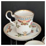 Variety of Painted Porcelain Demitasse Cups