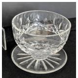 Petite Waterford Crystal Vase, Candleholder and Dessert Cup