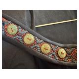 Vintage Flapper Style Dress with Hand Embroidered Accents