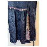 Vintage Flapper Style Dress with Hand Embroidered Accents