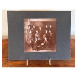 Antique 1903 Black and White Brown