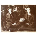Antique 1903 Black and White Brown