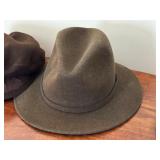 Three Vintage Hats including an Authentic Greek Fisherman