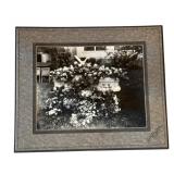 Two Antique Black and White Funeral / Casket Photographs