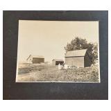 Collection of Black and White Rural Life Antique Photographs