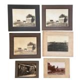 Collection of Black and White Rural Life Antique Photographs