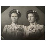 Antique Photo Album with Black and White Antique Photographs