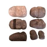 Native American Antique Mauls and Ax Heads / Native American Artifacts