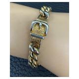 Vintage Two Tone Burberry Bracelet