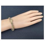 Vintage Two Tone Burberry Bracelet