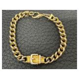 Vintage Two Tone Burberry Bracelet