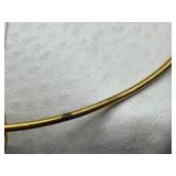 Vintage MMA 1997 Gold Plated Scarab Necklace