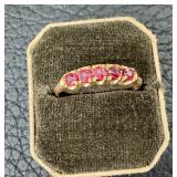 Vintage 10k Gold and Ruby Ring