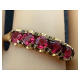 Vintage 10k Gold and Ruby Ring