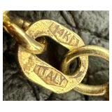 14k Gold Necklace Chain