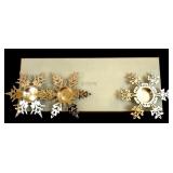 Restoration Hardware Snowflake Candle Holders