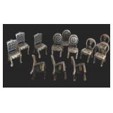 Chair Figurine Table Place Card Holders