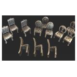 Chair Figurine Table Place Card Holders