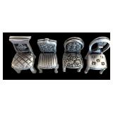 Chair Figurine Table Place Card Holders