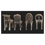 Chair Figurine Table Place Card Holders