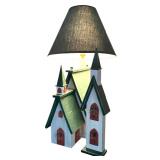 Handcrafted Birdhouse Lamp and Handcrafted Decorative Birdhouse
