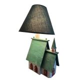 Handcrafted Birdhouse Lamp and Handcrafted Decorative Birdhouse