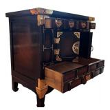 Vintage Chinese Style Cabinet / Vintage Asian Nightstand