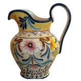 Beautiful Blue Talavera Pitcher
