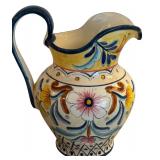 Beautiful Blue Talavera Pitcher