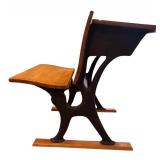 Antique AH Andrews Co Wooden School Desk