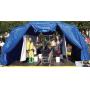 #2098 WOW MSRP $35,000+ NEW NEVER USED REEVES 3 LANE HOSPITAL RESPONSE DECONTAMINATION SYSTEM, NEW POWER FOLDING WHEELCHAIR, PT FITNESS BIKES, CP