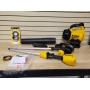 Customer Returns & Consignment sale: battery-powered DeWalt weed eater & hand held blower, Blackstone griddle, 34" curved gaming monitor, 20' ext
