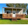 Amish Built 12 x 20 with porch Cabin/Bunk house/She Shed/Hunting Shack # 1059