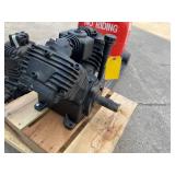 V-Twin Compressor Pump on Wooden Pallet