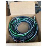 Assorted hydraulic hoses