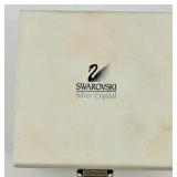 Swarovski Silver Crystal Heart with Bow in Original Box