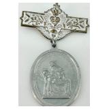 Collection of a Religious Medals, Pins, and Keychain