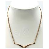 Collection of Gold-Tone Necklaces and Rhinestone Bracelet