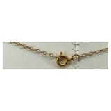 Collection of Gold-Tone Necklaces and Rhinestone Bracelet