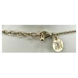 Collection of Gold-Tone Necklaces and Rhinestone Bracelet