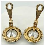 Collection of Gold-Tone Necklaces and Rhinestone Bracelet